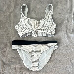 CALIA by Carrie Underwood Black and White Bikini Set